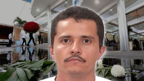 Con coronas de rosas y gallos: Así fue el funeral de 'El Mencho' en famosa funeraria de Guadalajara | FOTOS