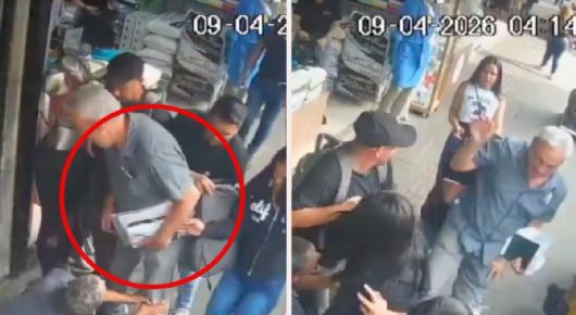 ¡En segundos! Roban todas sus pertenencias a señor con el método del 'cosquilleo' | VIDEO