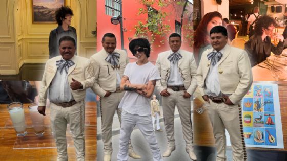 LP llegó a México, fue por pulque, cantó con Mariachi, recorrió el centro de CDMX y estuvo en Garibaldi