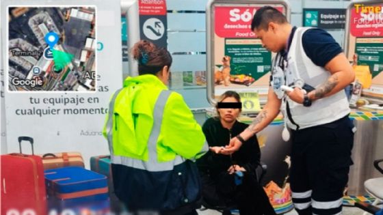 Foto de: Detienen a mujer colombiana en el AICM por llevar cocaína oculta en sus productos de maquillaje