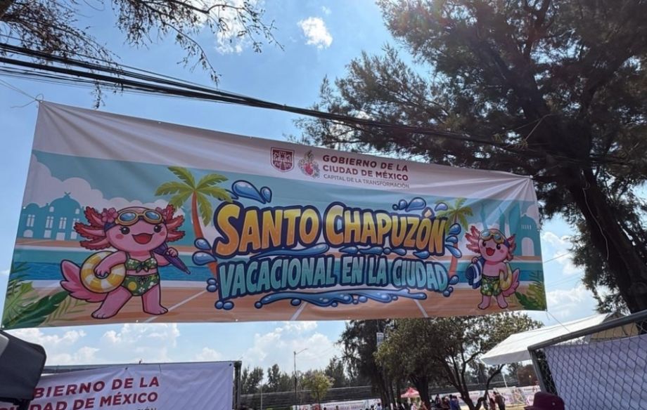 Así se vive la inaguración del "Santo Chapuzón Vacacional" en la Utopía Magdalena Mixiuhca: "¡Está padrísimo!"
