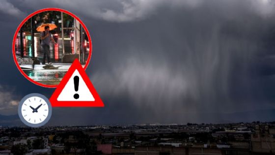 ¿A qué hora caerá el DILUVIO hoy domingo 14 de junio en la CDMX y Edomex?