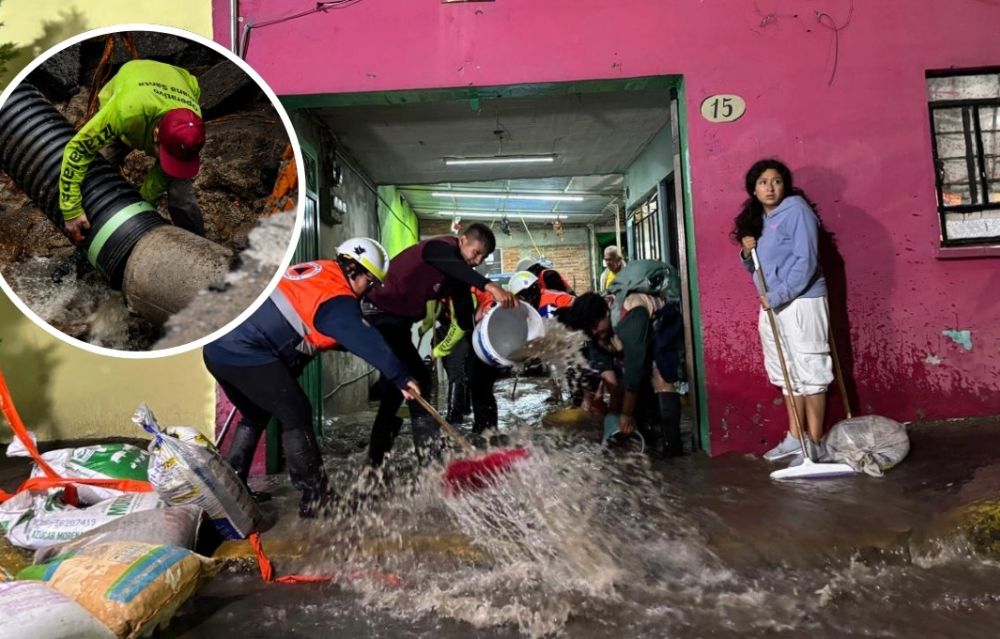 Siguen reparaciones por megafuga de agua en Iztapalapa; válvulas se abrieron brevemente como parte de las pruebas |VIDEO