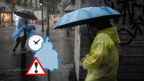 ¿A qué hora comenzará el DILUVIO hoy martes 14 de julio en la CDMX y Edomex?