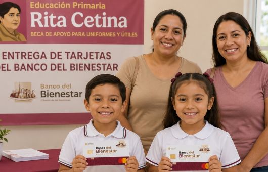 Estos son los 2 DOCUMENTOS que piden del ALUMNO para recoger la TARJETA de la Beca Rita Cetina de primaria