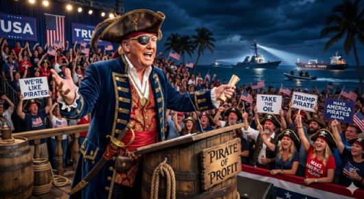 Trump dice que la Marina de EU son como piratas: "es un negocio muy rentable"