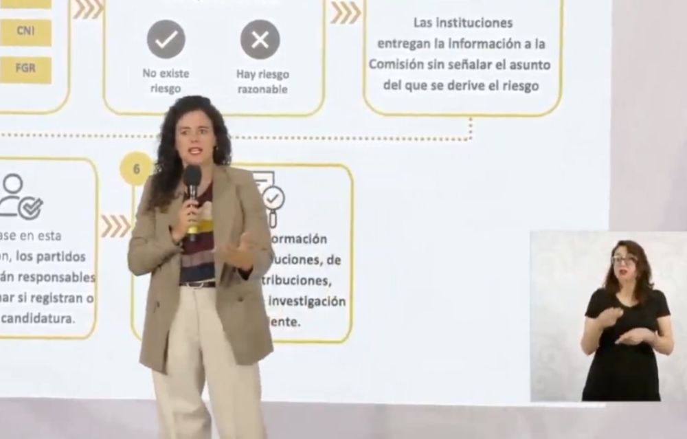 Luisa María Alcalde presenta Reforma a Ley General de Instituciones y Procedimientos Electorales