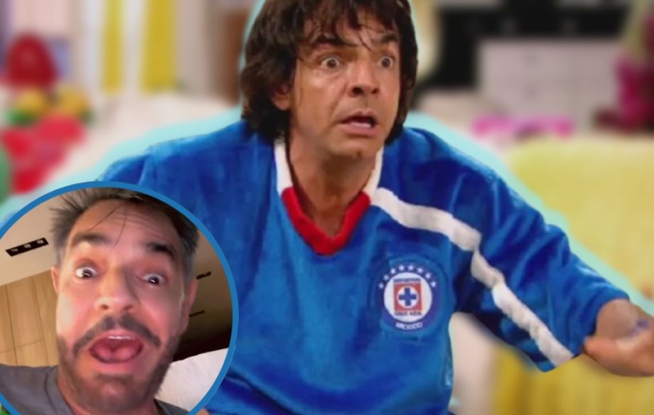 Eugenio Derbez celebra el triunfo de Cruz Azul ante Pumas en la final de la Liga MX