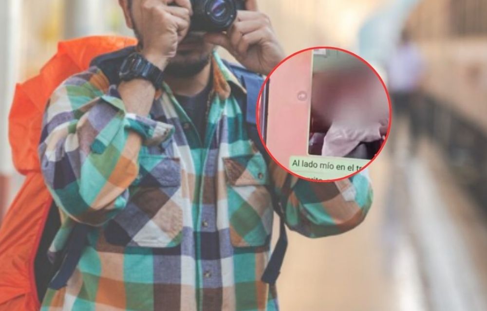 Turista argentino toma fotos a niño para enviar mensajes racistas, la mamá lo descubre y lo confronta