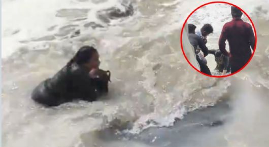 Su hija era arrastrada por una ola gigante… la reacción de esta madre impactó a todos: VIDEO