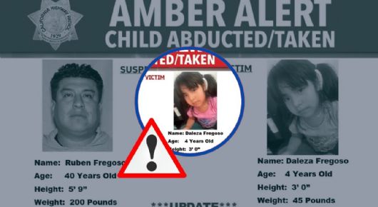 Autoridades de EU buscan a Daleza Fregoso, niña secuestrada por su padre luego de que presuntamente asesinara a su mamá