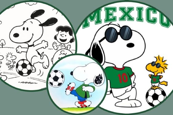 Snoopy futbolista: 5 imágenes para imprimir y colorear durante el Mundial