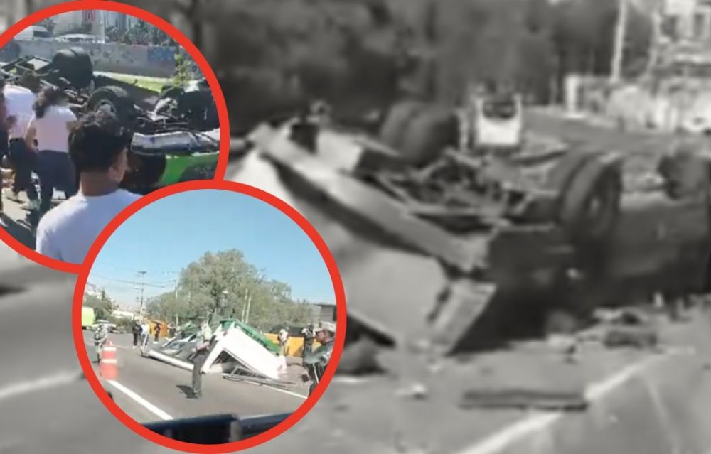 IMPACTANTE accidente de microbús en la México - Pachuca deja al menos 15 lesionados | IMÁGENES FUERTES