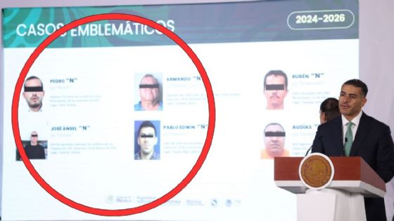 García Harfuch destaca SEIS detenciones de personajes relevantes y PELIGROSOS en la administración de Sheinbaum | LISTA