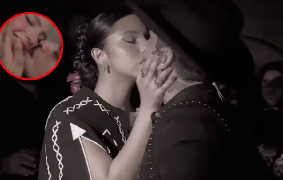 Ángela Aguilar comparte VIDEO de momento íntimo con Nodal, se comen a besos y presume lo enamorados que están