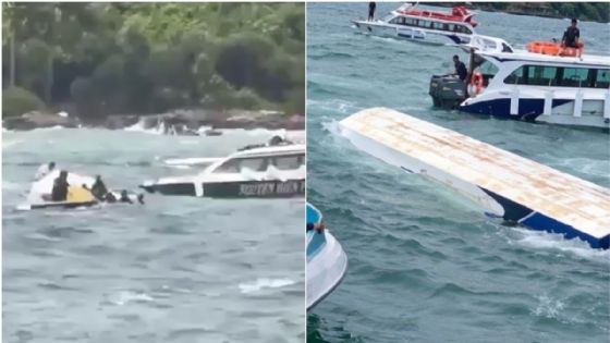 Tragedia en el mar: 15 turistas mueren minutos después de iniciar un paseo en barco | VIDEO