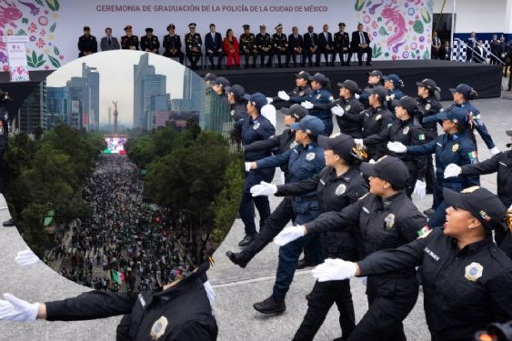 Foto de: Clara Brugada anuncia bono extraordinario para policías tras el Mundial