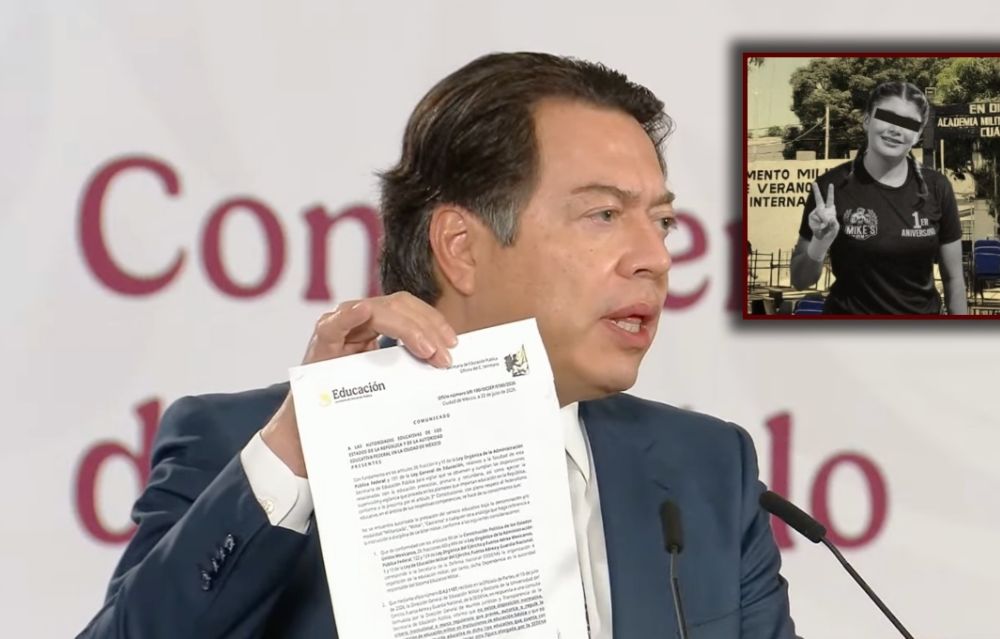 "No está autorizada por la ley la educación militarizada", dice la SEP tras feminicidio de Dafne Zapata Quintos