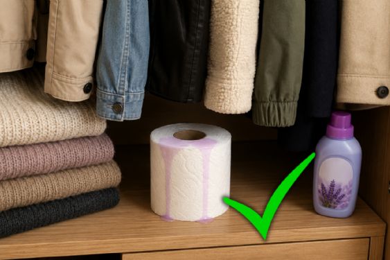 Por qué todo el mundo guarda un rollo de papel higiénico mojado con suavizante en el armario de las chaquetas