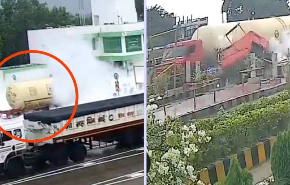 Pipa de gas LP choca contra una caseta y explota tras perder el control; hay 5 muertos | IMÁGENES FUERTES