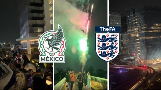 Foto de: Afición mexicana llevó “serenata” a la Selección Inglesa para no dejarlos dormir previo al juego México vs Inglaterra