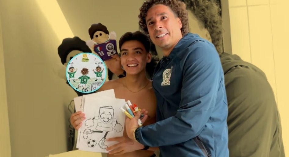 Dibuja lo que hiciste en tus vacaciones, el tierno meme sobre Gilberto Mora y su Mundial con México