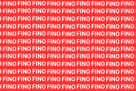 Solo una persona extremadamente atenta puede encontrar la palabra 'FILO' en menos de 5 segundos