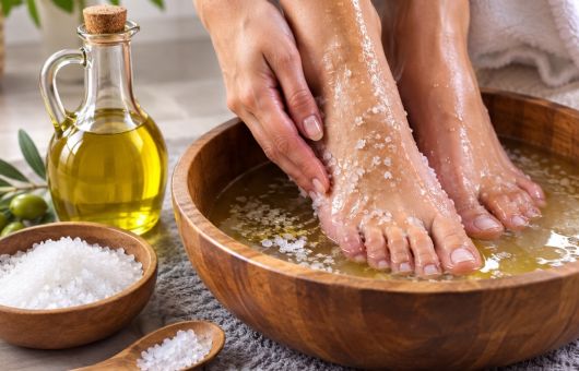 ¿Qué pasa si te lavas los pies con sal y aceite de oliva? Estos son los beneficios que pocos conocen