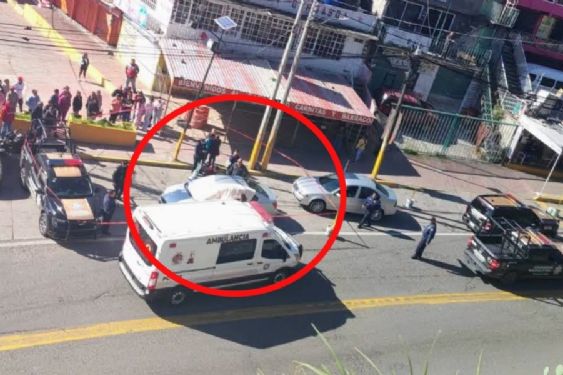 Foto de: Captan el momento en que asesinan a balazos Francisco Pérez Román, comisario ejidal de San Francisco Chimalpa