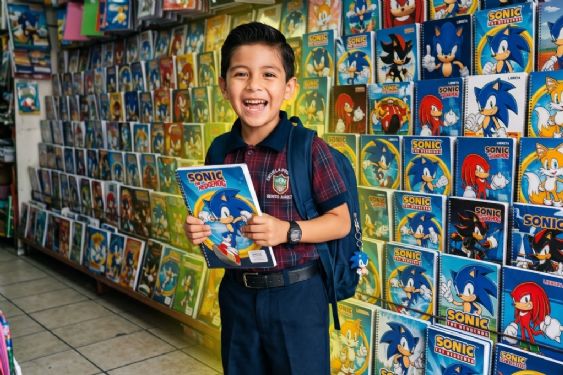 ¿Cómo hacer portadas de Sonic para los cuadernos en este regreso a clases?