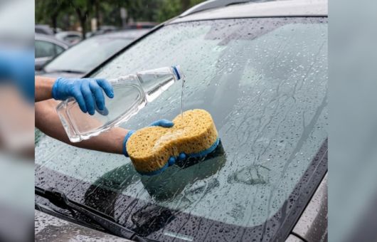 ¿Qué pasa si pones vinagre en el parabrisas? El truco que pocos conductores conocen