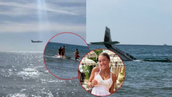 Foto de: Joven de 23 años realiza un increíble aterrizaje de emergencia en el mar y resulta ILESA tras esquivar edificios | VIDEO