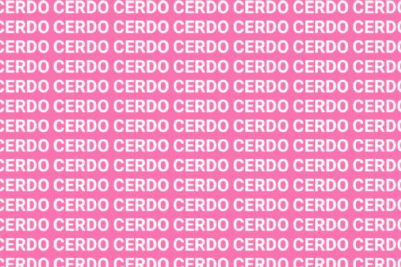 Sólo una mente perspicaz puede encontrar la palabra 'CERCO' en menos de 5 segundos