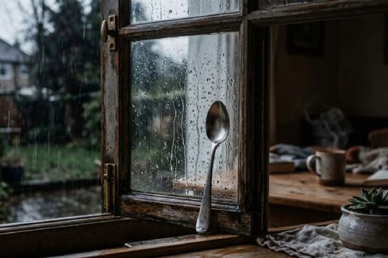 ¿Para qué sirve poner una cuchara en la ventana?