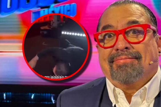 El Borrego Nava sufre aparatosa caída en el foro de La Casa de los Famosos México
