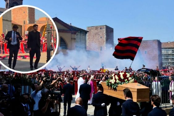 Asiste Santi Giménez a funeral de Franco Baresi