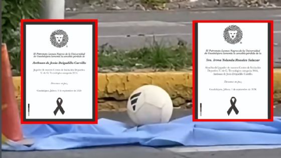 Muere joven promesa del futbol mexicano tras ser atropellado junto a su abuelita por un camión de transporte
