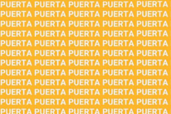 Solo una mente muy inteligente puede encontrar la palabra 'PUESTA' en menos de 5 segundos
