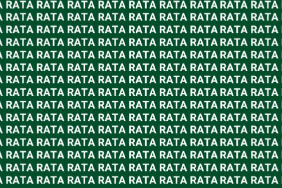 Solo una persona muy astuta puede encontrar la palabra 'RAZA' en menos de 5 segundos