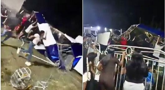 Horror en la feria: siete niños terminan hospitalizados de emergencia tras subir a las sillas voladoras