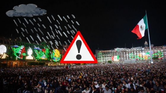 ¿Lloverá el 15 de septiembre en el Zócalo? Pronóstico del CLIMA en la CDMX para el día del Grito de Independencia
