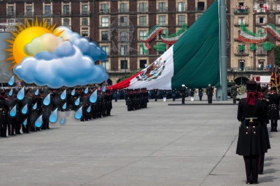 Foto de: ¿Lloverá durante el Desfile Militar 2026 en CDMX este 16 de septiembre?