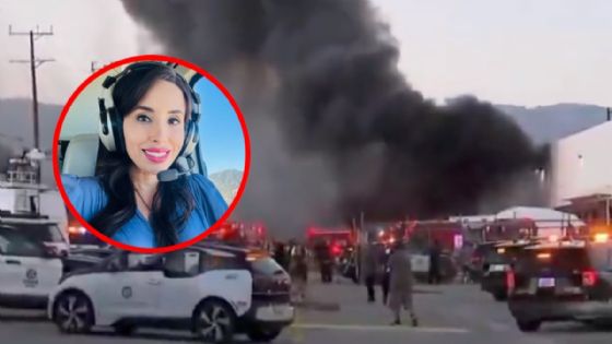 Revelan la identidad de la reportera que murió en fuerte accidente aéreo durante transmisión en vivo