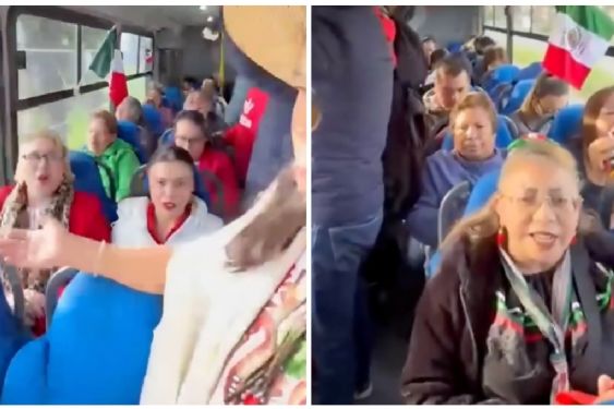Video viral: pasajeros convierten autobús de Toluca en una fiesta mexicana y cantan “Cielito Lindo”