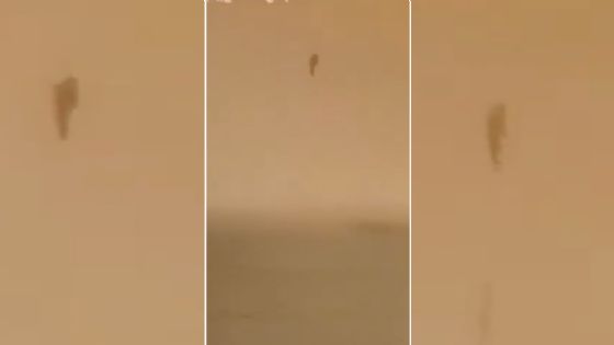 Así captaron a un misterioso "humanoide volador" en los cielos de Irak