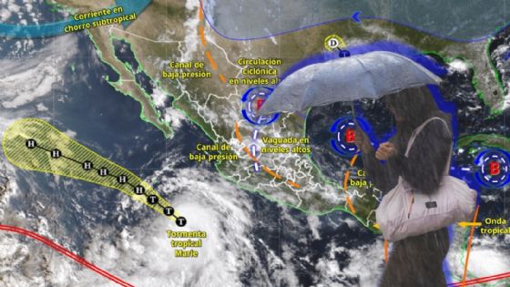 Tormenta tropical Marie y monzón mexicano azotarán con FUERTES LLUVIAS a estos ESTADOS del 3 al 5 de septiembre | LISTA