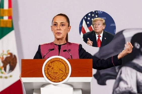 Foto de: Sheinbaum reacciona a señalamientos de Trump y reitera la buena relación entre ambos