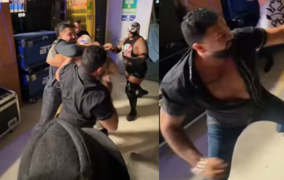 Invitados a famoso programa de TV se pelean a golpes EN VIVO, los tuvieron que sacar del foro | VIDEO