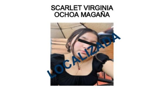Foto de: Localizan a Scarlet Ochoa, joven de 13 años que fue reportada como desaparecida en la colonia Portales, CDMX