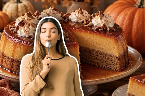 RECETA para preparar un PASTEL IMPOSIBLE de calabaza, el postre perfecto para este otoño